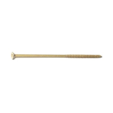 Saberdrive Deck Screw, #12 x 6 in, Steel, Flat Head, Torx Drive, 25 PK 51179